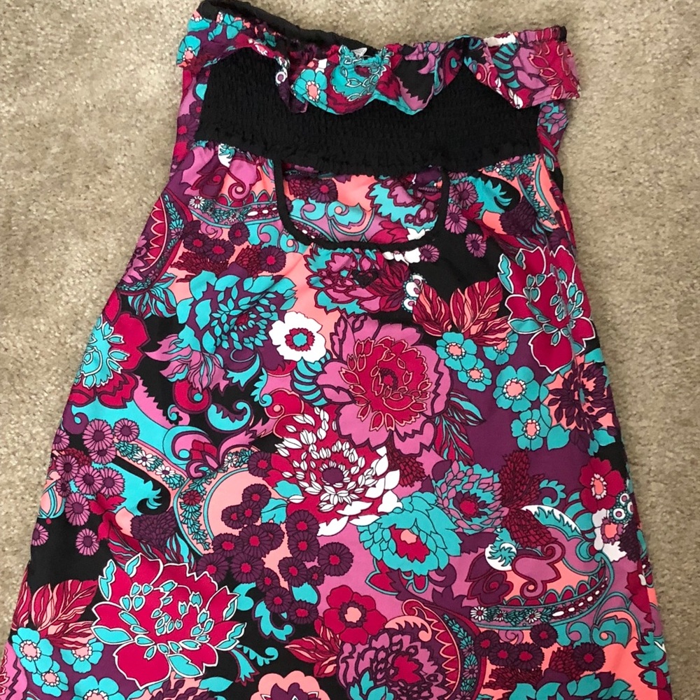 EUC Roxy Tube Top Dress, Small - Picture 3 of 4